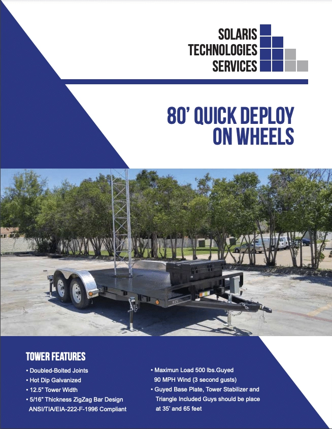 80′ Quick Deploy on Wheels