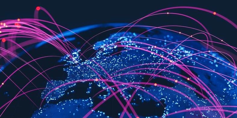 Global Communication Network (World Map Credits To NASA) How Mobile Cell Towers Are Powering Connectivity Across the Globe