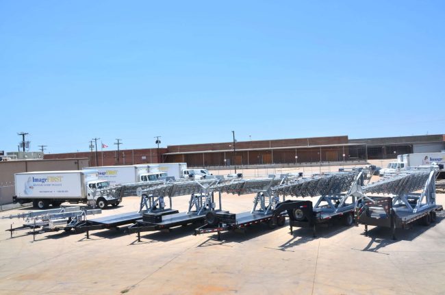 CSC_0058 Trailer-mounted mobile tower rental from Solaris Technologies Services deployed in a remote location for emergency communication support.