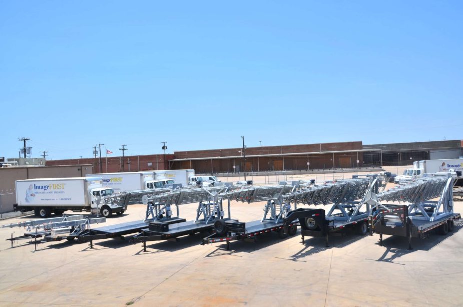 CSC_0058 Trailer-mounted mobile tower rental from Solaris Technologies Services deployed in a remote location for emergency communication support.