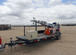 Rapid deploy mobile tower rental from Solaris Technologies Services installed at a remote site, providing temporary wireless coverage.